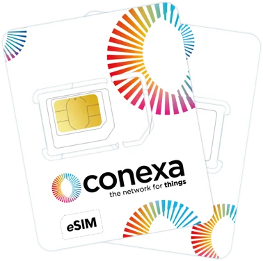 SIM M2M Multicarrier Nacional para México CONEXA LD + Plan de datos ANUAL 15 MB renovables al mes